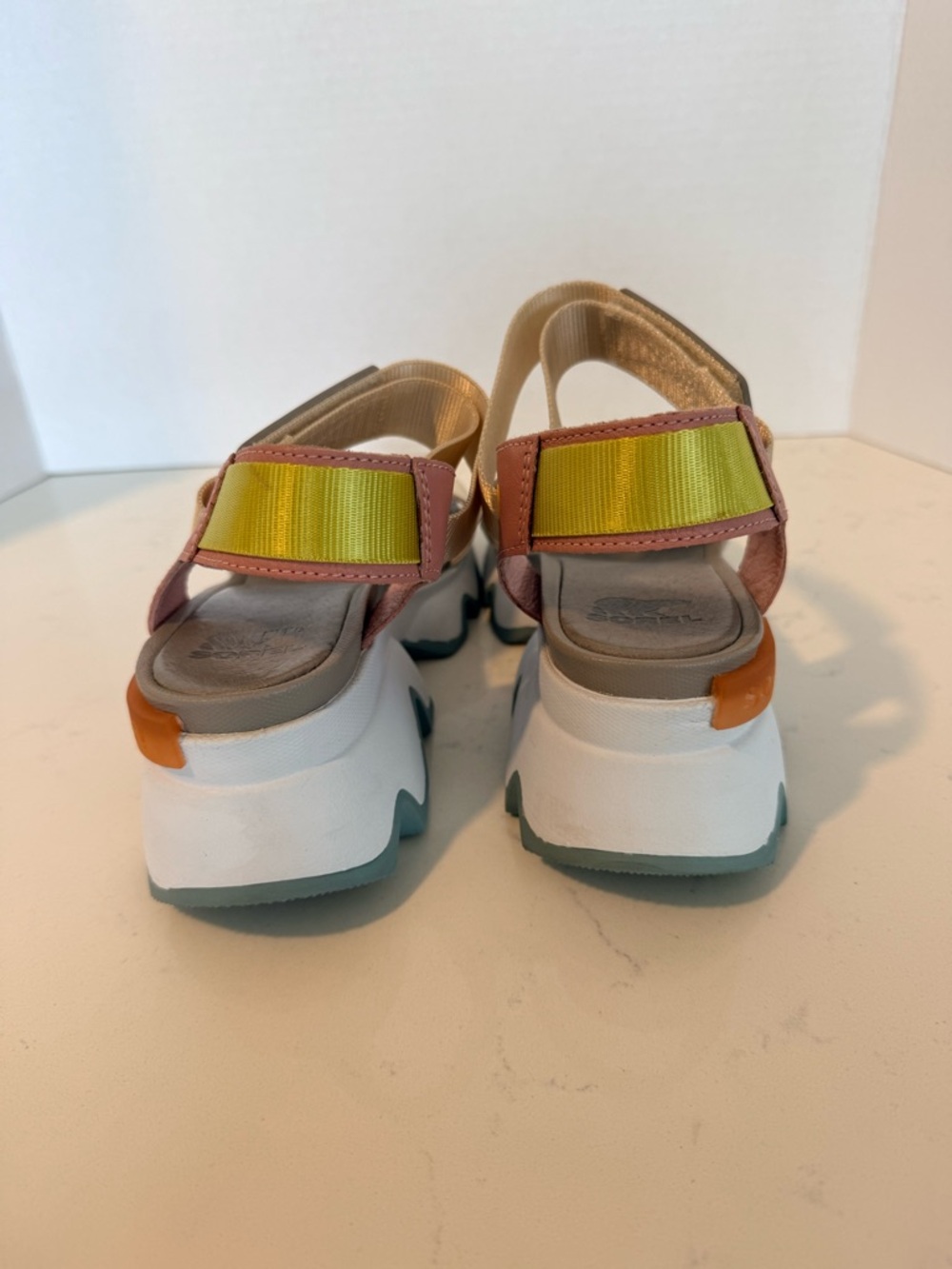 Sorel Kinetic Sandal II Sport Platform Sandals Multi Color Size 8 - Picture 4 of 6